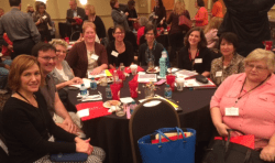 Photo of numerous HACC Libraries staff members at ACLCP's Fall Conference 2015
