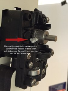 Filament jammed in Rostock Max v. 2