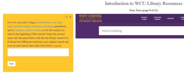 Your Turn tutorial slide